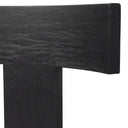 Idris - Armless Chair - White & Black