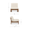 Pierce - Accent Chair - Flecked Beige - Moe's Home Collection - Armless Chairs - Elite Enclave Home