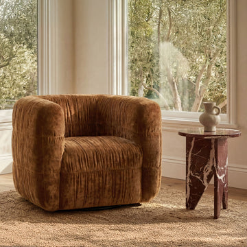 Robson - Swivel Chair - Toffee