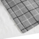 Anaheim - Plaid Rod Pocket and Back Tab Curtain Panel With Fleece Lining - Gray - Madison Park - Curtains & Drapes - Elite Enclave Home