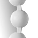 Marlowe - Big Beaded Round Wall Mirror - White - Madison Park Signature - Wall Mirrors - Elite Enclave Home
