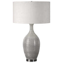 Dinah - Textured Table Lamp - Gray