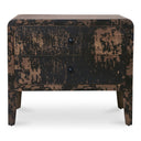 Iris - Nightstand - Distressed Black - Moe's Home Collection - Accent Nightstands - Elite Enclave Home