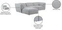 Miramar - 4 Piece Modular Sectional - Meridian Furniture - Stationary Sectionals - Elite Enclave Home