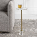 Groove - Crystal Drink Table - Gold