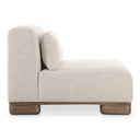 June - Slipper Chair - Oatmeal - Moe's Home Collection - Stationary Chairs - Elite Enclave Home