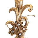 Scroll And Faux Crystal Bling Table Lamp - Gold