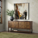 Avara - 4 Door Cabinet - Brown - Classic Home - Buffets - Elite Enclave Home
