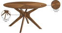 Woodson - Dining Table - Rich Walnut - Meridian Furniture - Dining Tables - Elite Enclave Home