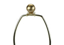 Ceramic Gourd Table Lamp With Cream Empire Shade - Blue - HomeRoots - Table Lamps - Elite Enclave Home