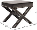 Nixon - Bench Ottoman - Meridian Furniture - Bench Ottomans - Elite Enclave Home