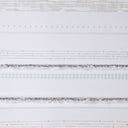 Nea - Printed Shower Curtain With Trims - Off White / Gray - INK+IVY - Shower Curtains - Elite Enclave Home