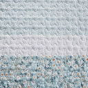 Caralie - 4 Piece Full Seersucker Coverlet Set With Throw Pillow - Aqua
