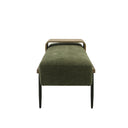 Perry - Cocktail Ottoman With Slide Tray - Green - Chapel Hill - Bench Ottomans - Elite Enclave Home