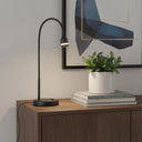 Metal LED Adjustable Desk Lamp - Matte Black - HomeRoots - Table Lamps - Elite Enclave Home