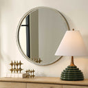 Break The Ice - Round Mirror - Gold - Uttermost - Accent Mirrors - Elite Enclave Home