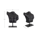 Victor - Cast Alumiinum Sculpture - Aged Black - Moe's Home Collection - Sculptures & Figurines - Elite Enclave Home