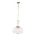 Bellaire - 1 Light Glass Shade Pendant - Gold - Uttermost - Pendant Lighting- Elite Enclave Home