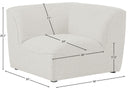 Miramar - Corner Chair - Meridian Furniture - Corners - Elite Enclave Home