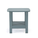 Plastic Outdoor Side Table - Aqua