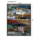 Fiesta - Hand Painted Canvas - Blue