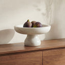 Palermo - Pedestal Bowl - White - Moe's Home Collection - Plates & Bowls - Elite Enclave Home