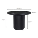 Tower - Dining Table - Black - Iron - Moe's Home Collection - Dining Tables - Elite Enclave Home