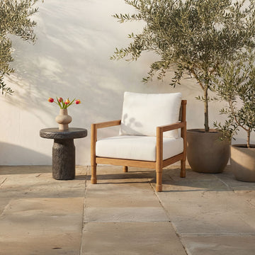 Raf - Outdoor Accent Chair - Natural