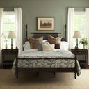 Beckett - Queen Turned Spindle Bed - Morocco Brown - Madison Park Signature - Platform Beds - Elite Enclave Home