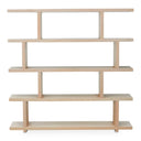 Miri - Large Shelf - White Wash Oak - Moe's Home Collection - Etageres - Elite Enclave Home