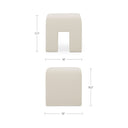 Aidy - Stool - Oat - Moe's Home Collection - Accent Stools - Elite Enclave Home
