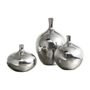 Ansen - Vase (Set of 3) - Silver - Madison Park Signature - Table Accessory Sets - Elite Enclave Home