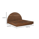 Watson - Queen Bed - Walnut - Moe's Home Collection - Slat Beds - Elite Enclave Home