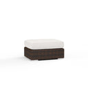Montecito - Ottoman, With Self Welt - Canvas Flax / Dark Brown