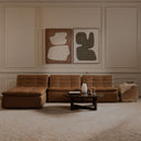 Lino - Armless Modular Sofa - Tan - Moe's Home Collection - Stationary Sectionals - Elite Enclave Home