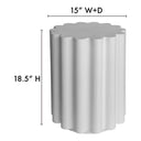 Taffy - Accent Table - White - Moe's Home Collection - Accent Tables - Elite Enclave Home