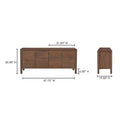 Wiley - 4 Door Sideboard - Vintage Brown - Moe's Home Collection - Sideboards - Elite Enclave Home
