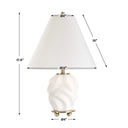 Bora - Accent Lamp - White - Uttermost - Table Lamps- Elite Enclave Home