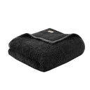 Burlington - Twin Berber Blanket - Black