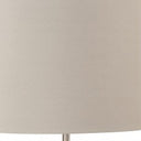 Modern Table Lamps (Set of 2) - Distressed Gray And Silver