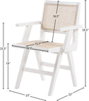 Preston - Dining Arm Chair (Set of 2) - Meridian Furniture - Chair Sets - Elite Enclave Home