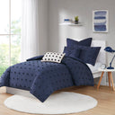 Brooklyn - Comforter Set - Indigo Blue