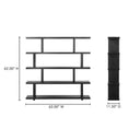 Miri - Large Shelf - Black - Moe's Home Collection - Standard Bookcases - Elite Enclave Home