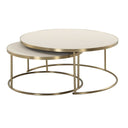 Aragon - Nesting Coffee Tables (Set of 2) - White - Uttermost - Nesting Tables - Elite Enclave Home