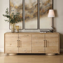 Evanston - 4 Door Natural Oak Cabinet - Woodtone - Uttermost - Accent Cabinets - Elite Enclave Home