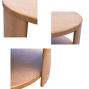 Skye - Round Coffee Table With Shelf - Natural - INK+IVY - Coffee Tables - Elite Enclave Home