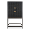 Mako - Bar Cabinet - Black - Moe's Home Collection - Wine Cabinets - Elite Enclave Home