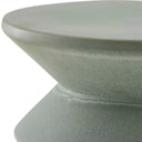Imogene - Glaze Garden Stool - Seafoam