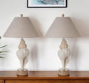 Novelty Table Lamp Coastal With Tan Empire Shade (Set of 2) - Beige