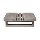 Solid Wood Outdoor Coffee Table - Gray